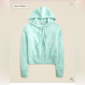 J. Crew Soft Mint Cashmere Sweater